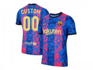 Club Barcelona Custom #00 Third 2021/22 Soccer Jersey
